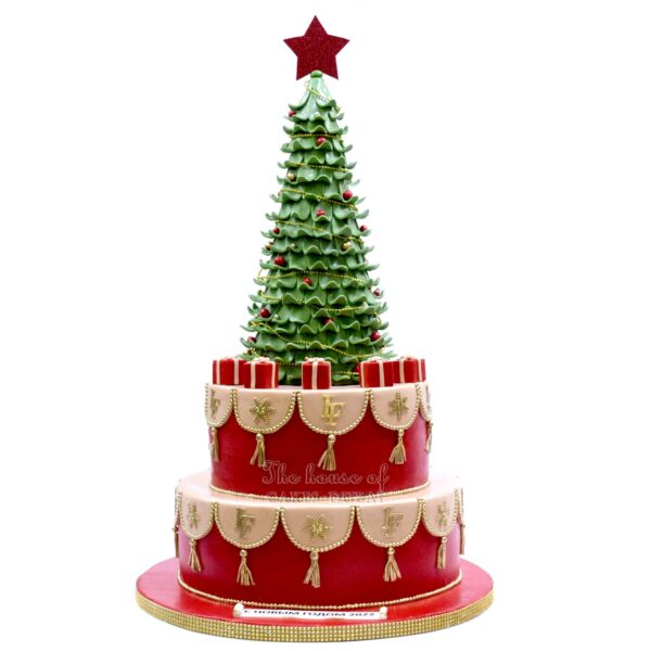 Christmas tree cake 3