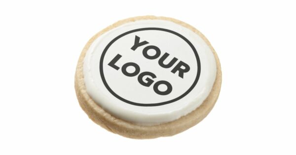 Corporate cookies with logo 1