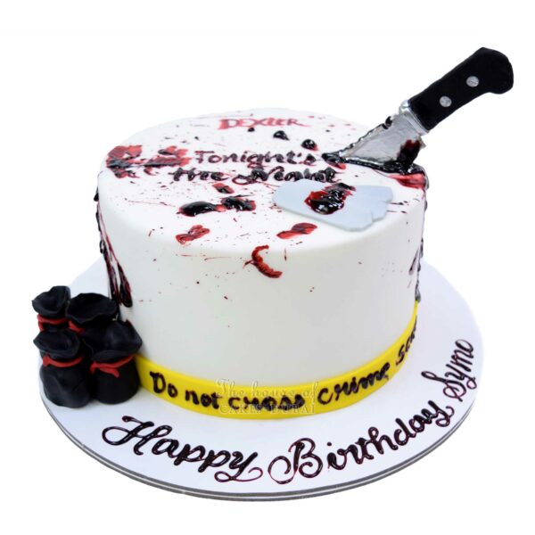 Dexter birthday cake