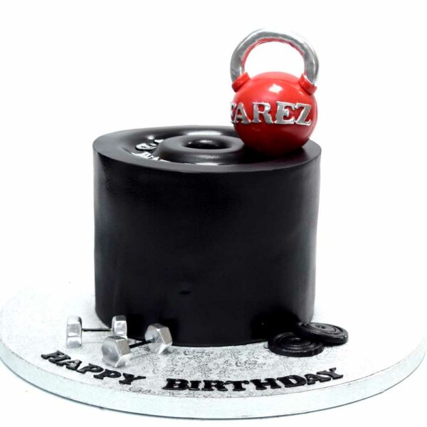 Weights Lifting Bodybuilding Cake 5