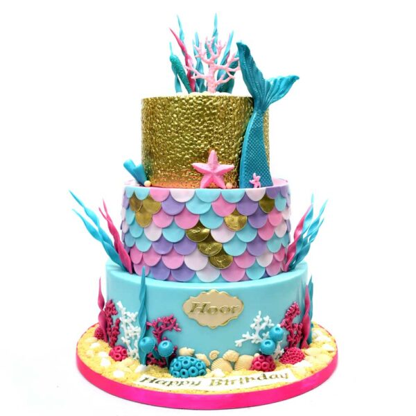 Mermaid cake 4
