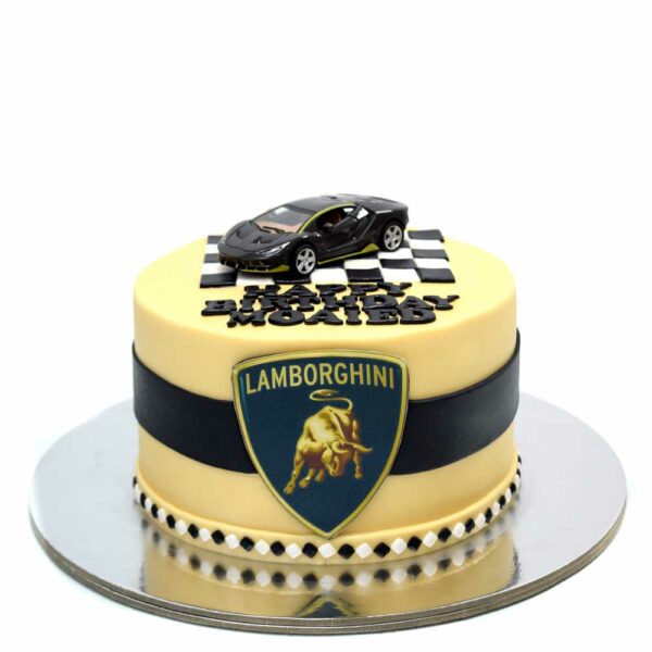 Lamborghini car cake 2
