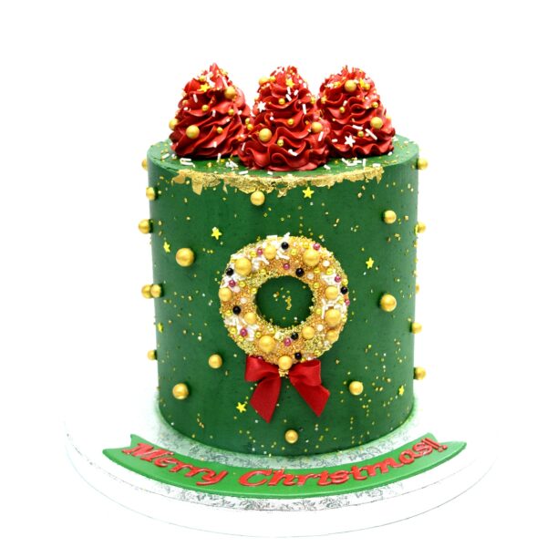 Christmas theme cake 6