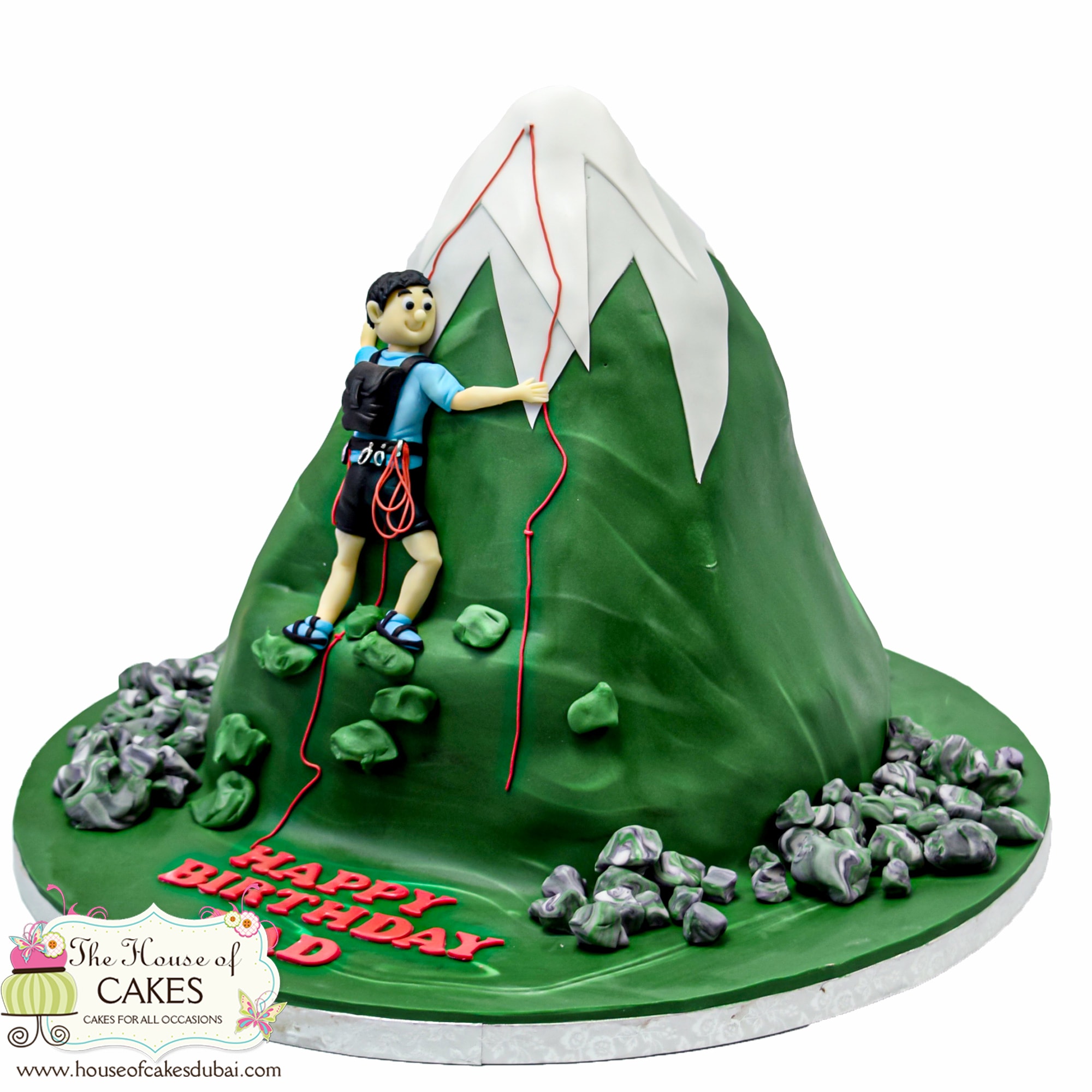 Rock climbing cake House of Cake