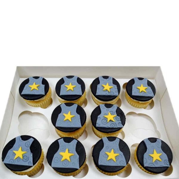 Knight armor cupcakes
