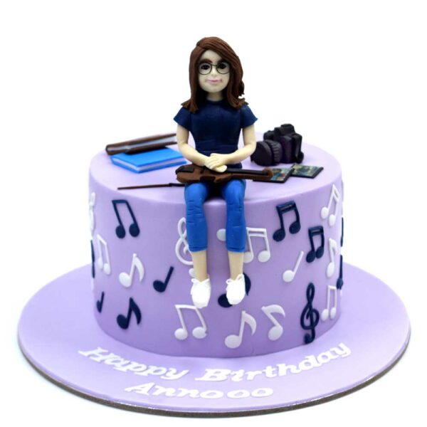 Girl with Violin cake