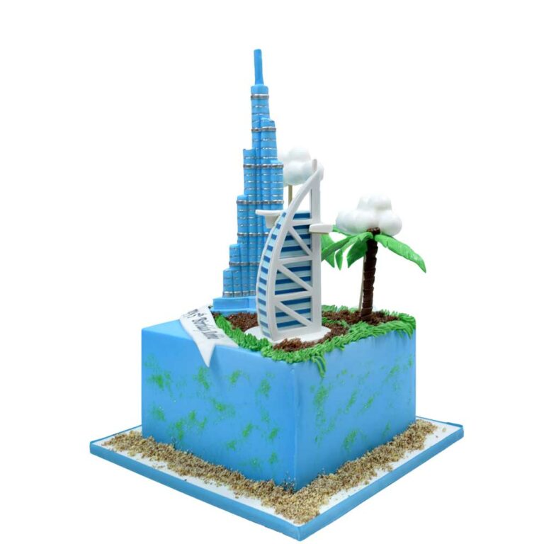 Burj Khalifa and Burj Al Arab Cake