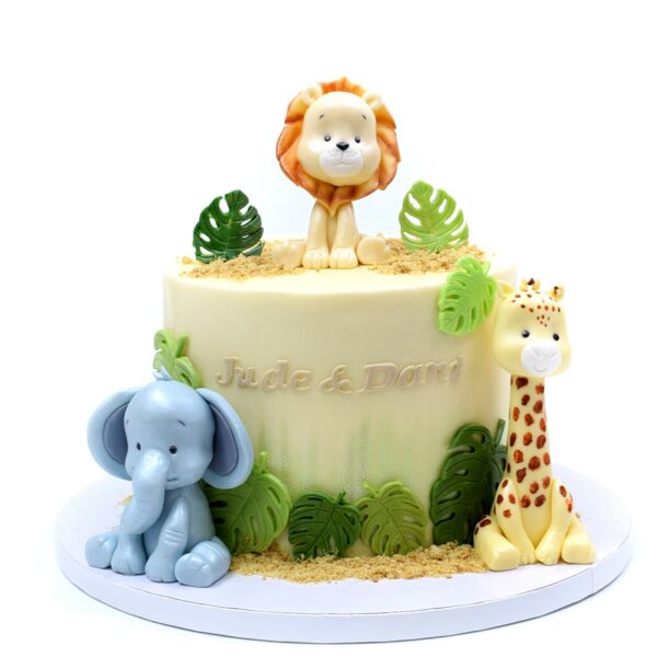Jungle animals cake 5