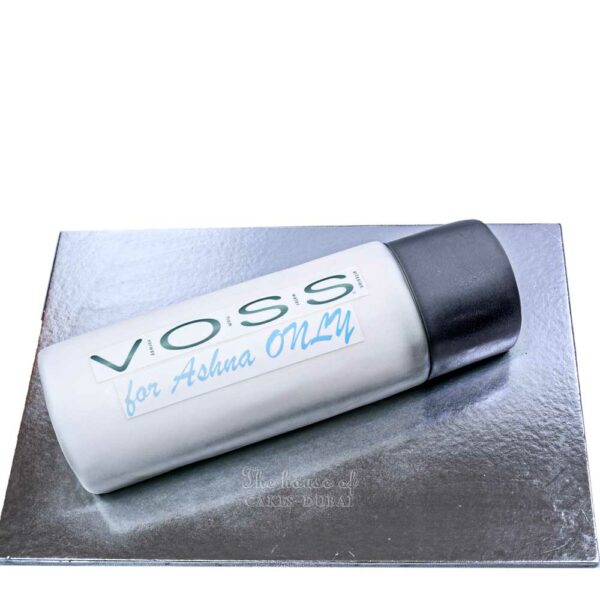 Voss bottled water cake