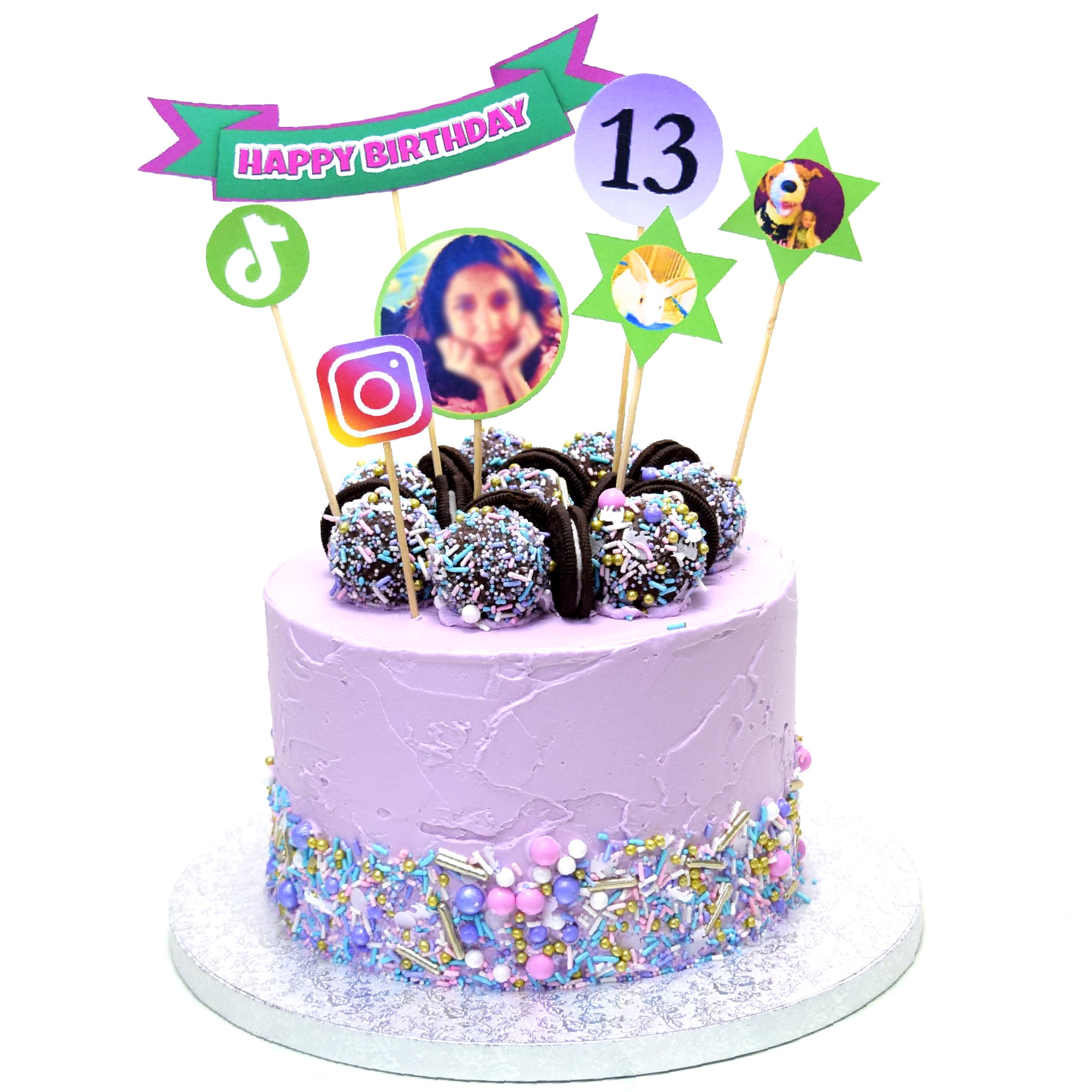 13th birthday cake rose gold｜TikTok Search