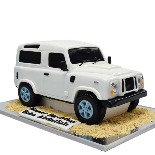 Wrangler Jeep Cake White