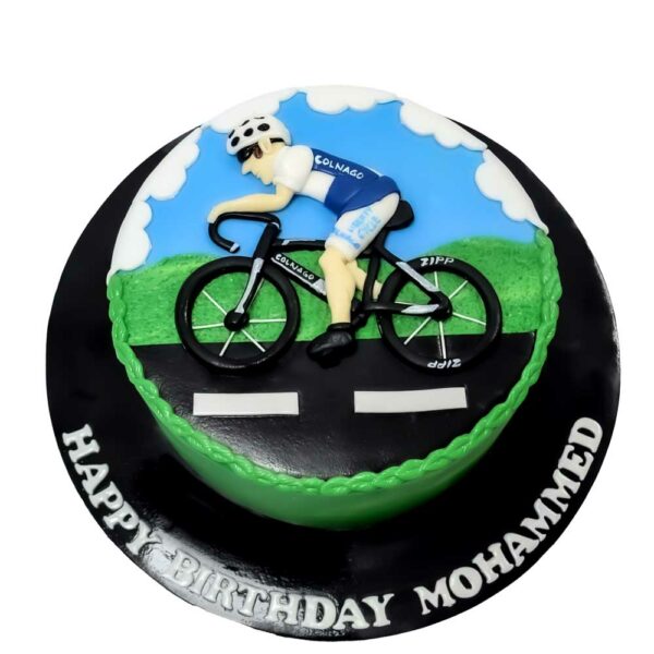 Cycling bicycle cake 3