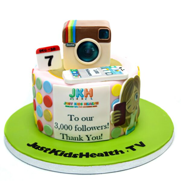 Instagram followers cake