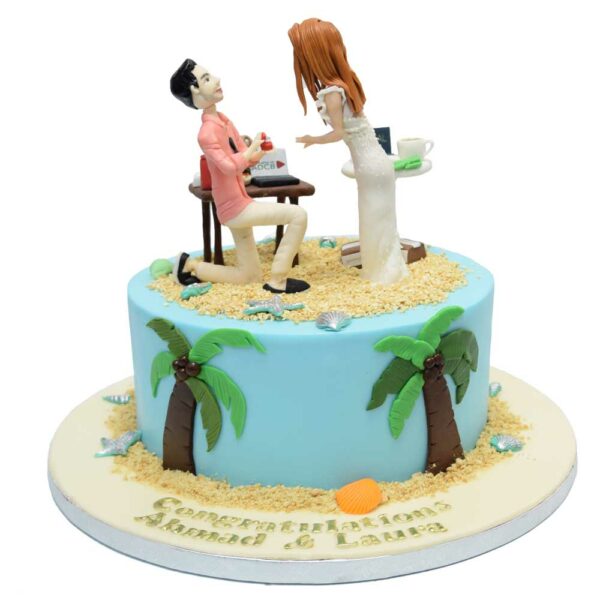 Engagement cake 8