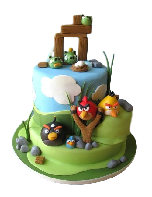 Angry birds cake 9