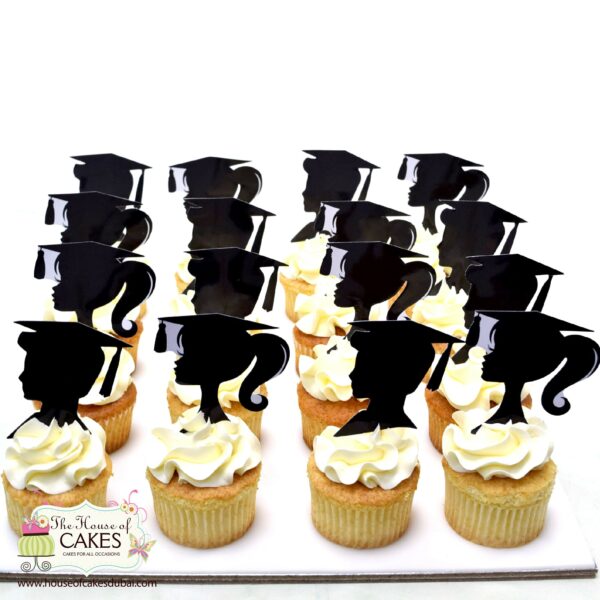 Graduation girl cupcakes