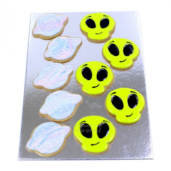 Aliens and planets cookies