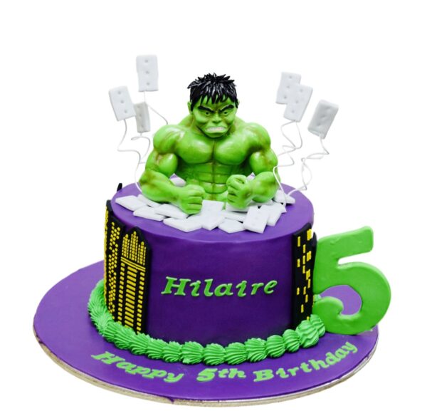 Hulk Cake 7