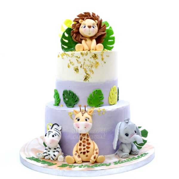 Jungle animals cake 19