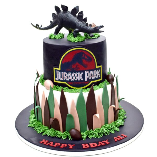 Jurassic Park Dinosaurs theme cake 2