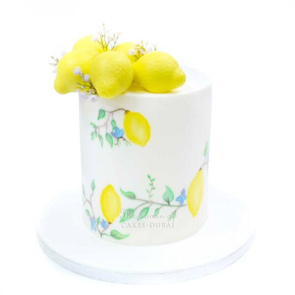 Lemon theme cake