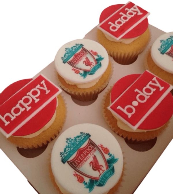 Liverpool cupcakes 1