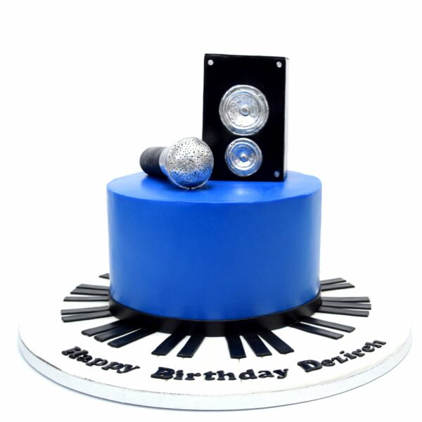 Microphone and Speaker Cake