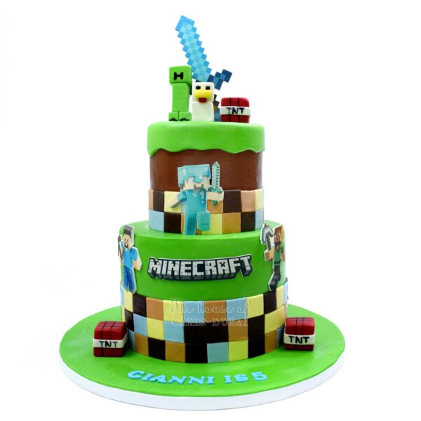 Minecraft cake 25