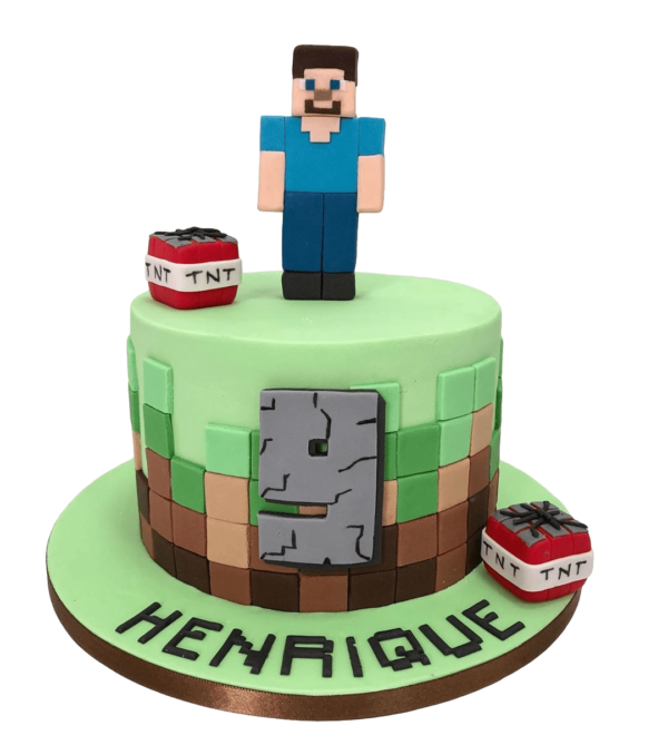 Minecraft cake 4