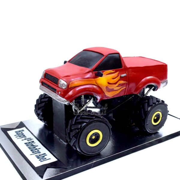 Monster truck cake 4