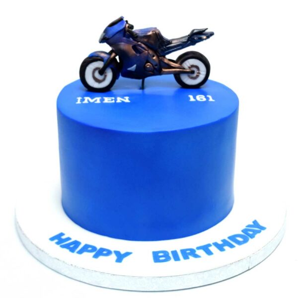 Motorbike cake 3