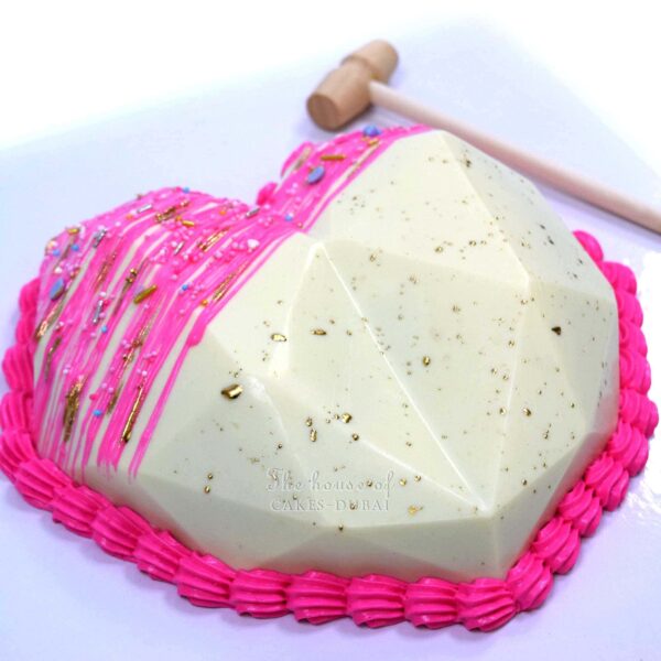 Pinata Heart Cake