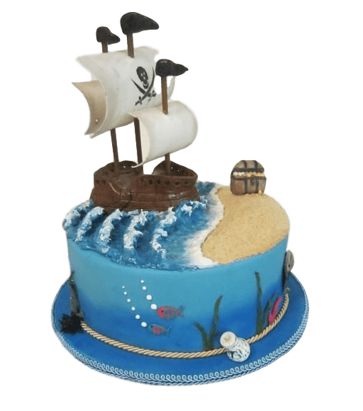 Pirate Ship Cake 7