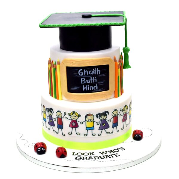 Preschool graduation cake