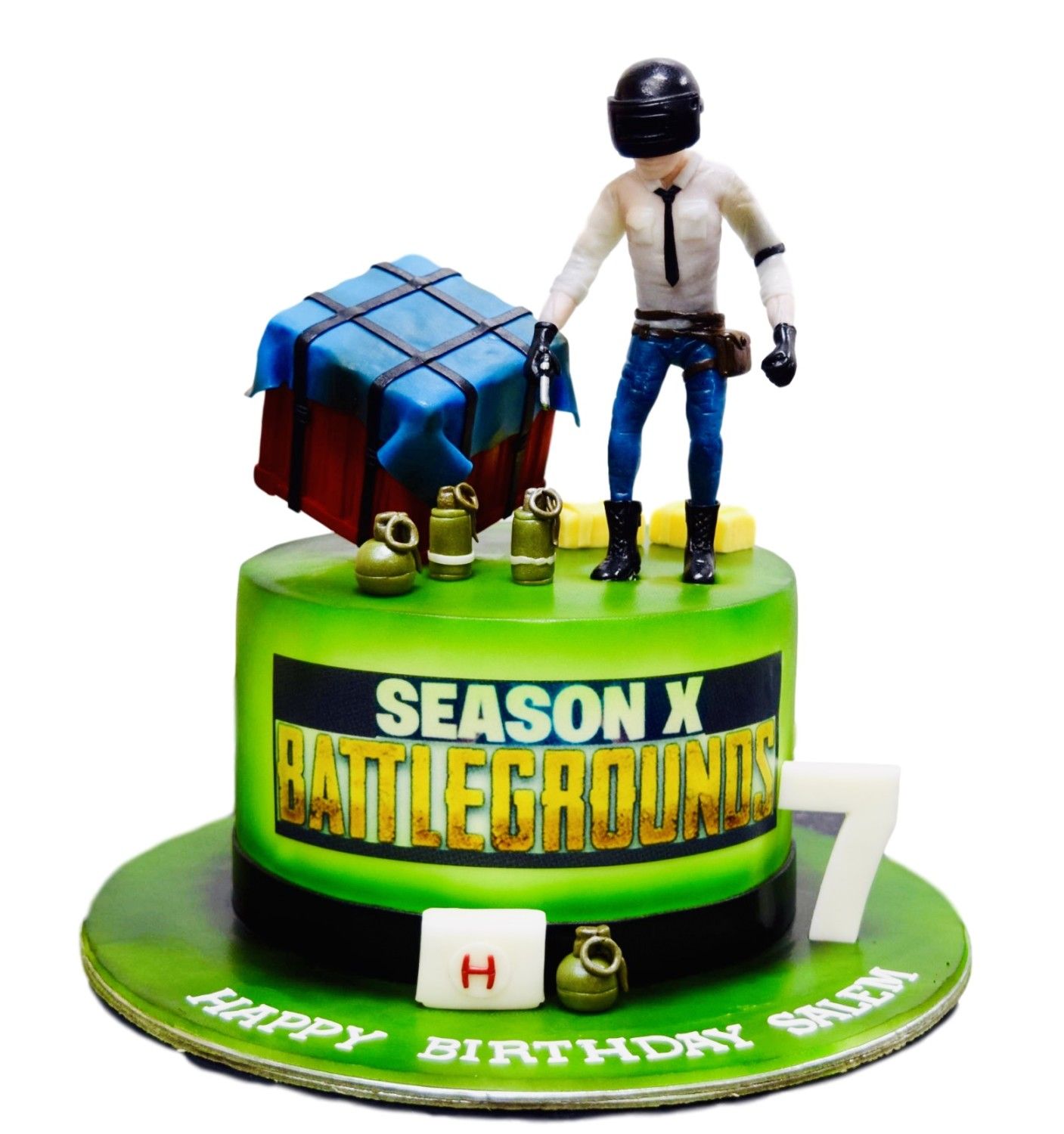 Order PUBG Cake 1 Kg Online at Best Price, Free Home Delivery