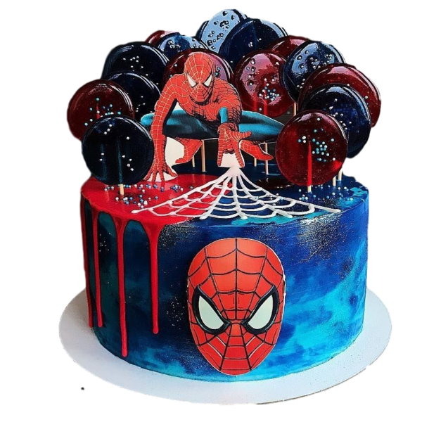 Spiderman cake 20