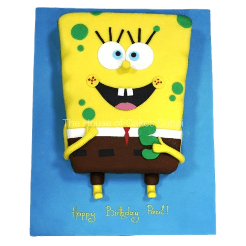 Sponge Bob cake 7
