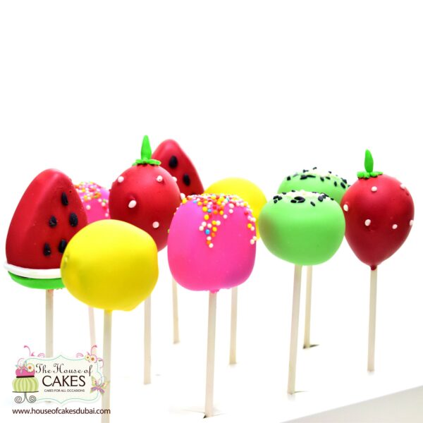 Summer theme fruit shape cake pops
