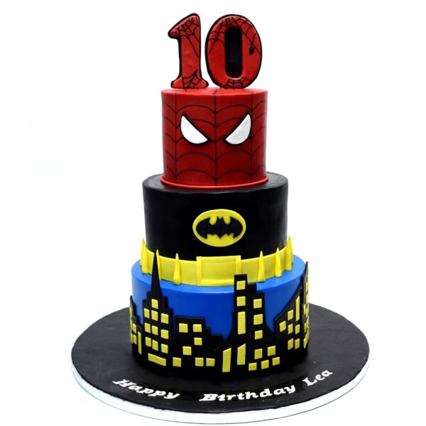 Superheroes Cake 34