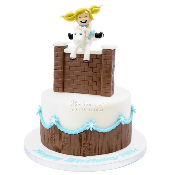 Girl and Horse Cake 3
