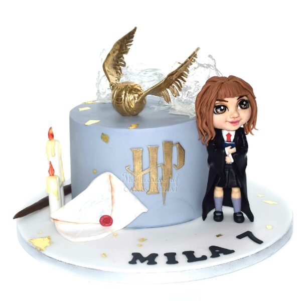 Harry Potter Theme Cake with Hermione