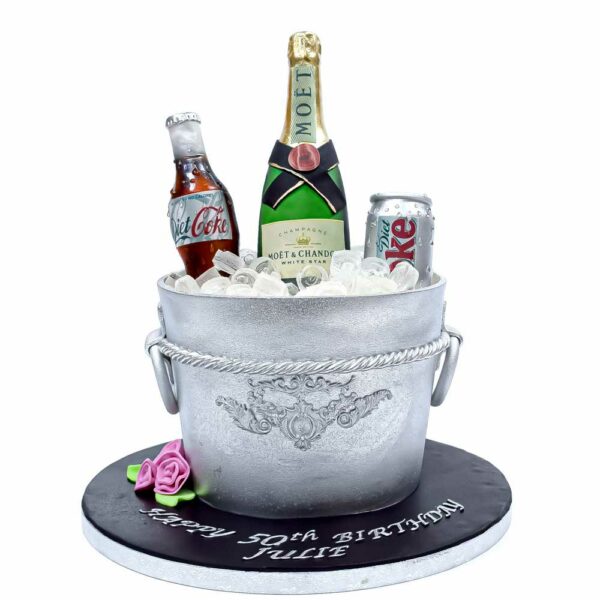 Moet & Chandon Champagne and Diet Coke Cake