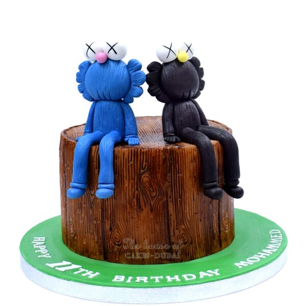 Kaws figures cake