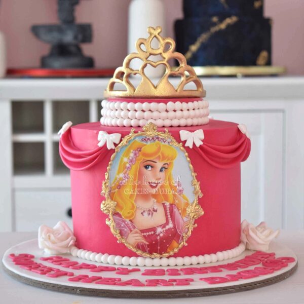 Princess Aurora Sleeping Beauty Cake