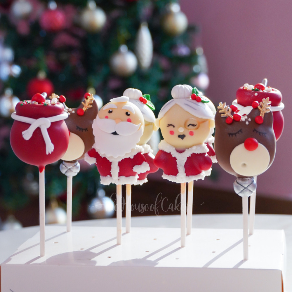Cake Pops Christmas Theme The House of Cakes Dubai