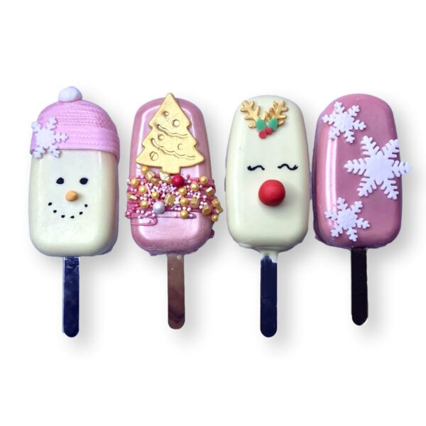 Girly Christmas Popsicles