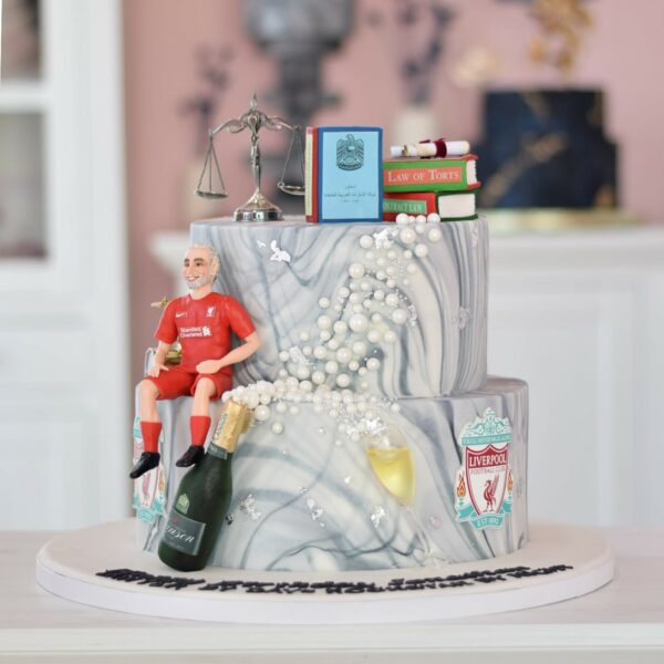 Liverpool, Champagne and Law Cake