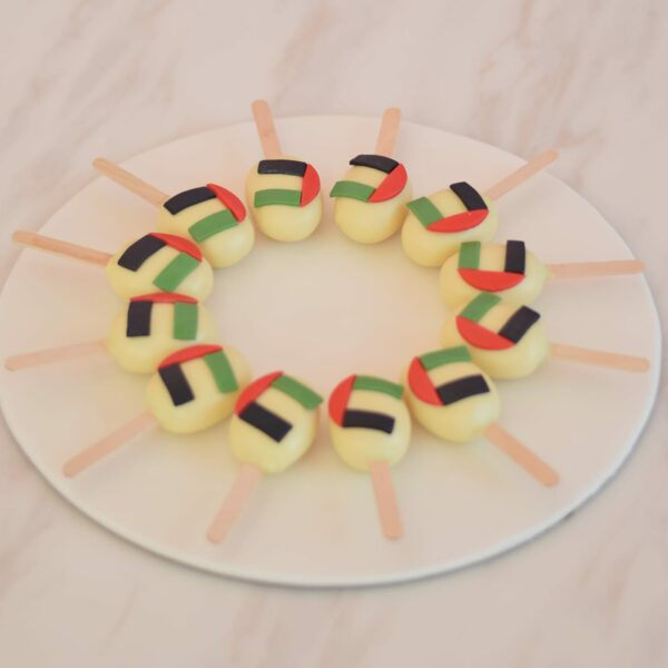 UAE flag popsicles