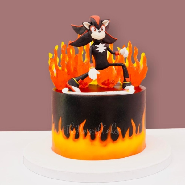 Shadow the Hedgehog Cake in Dubai