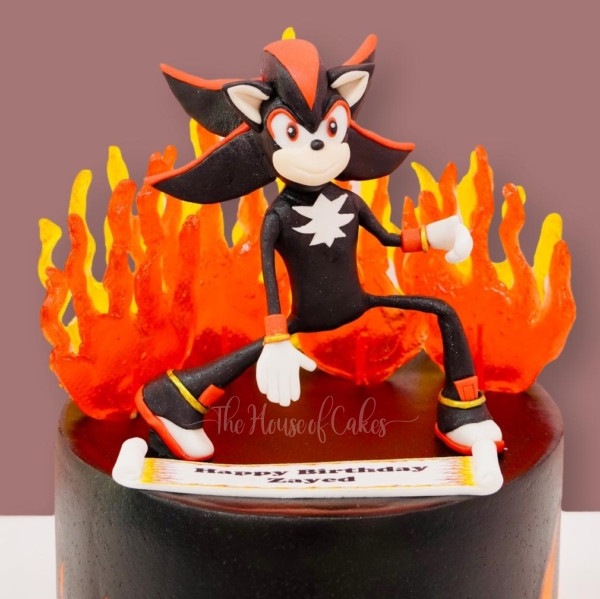 Shadow the Hedgehog Cake in Dubai